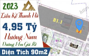 liền kề thanh hà b1.1 liền kề 10 giá rẻ