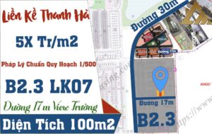 liền kề thanh hà b2.3 đường 17