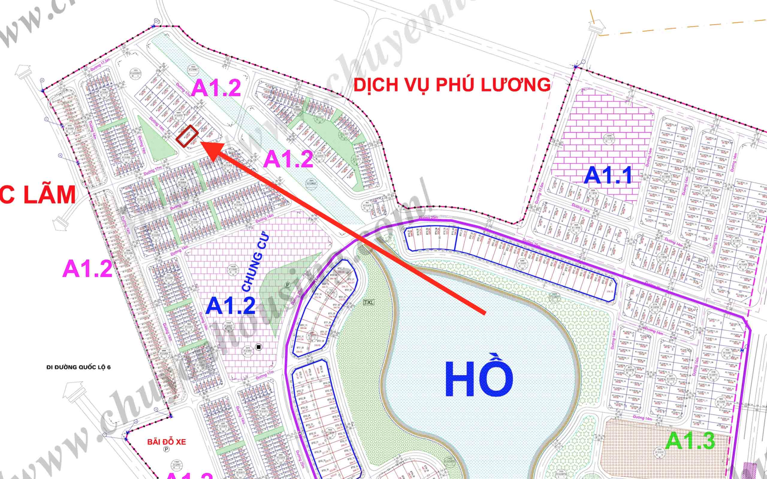 bán biệt thự thanh hà a1.2 nhìn vườn hoa