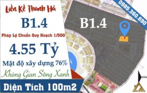 liền kề thanh hà b1.4 liền kề 24 giá rẻ