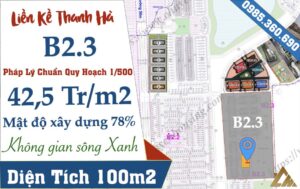 liền kề thanh hà b2.3 liền kề 14 giá rẻ