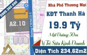 mua Shophouse Thanh Hà a2.10 giá rẻ