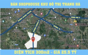 shophouse thanh hà đường Cienco 5