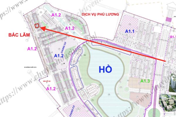 bán liền kề thanh hà a1.2 liền kề 2