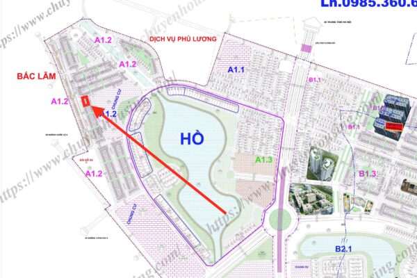 bán liền kề thanh hà a1.2 liền kề 9