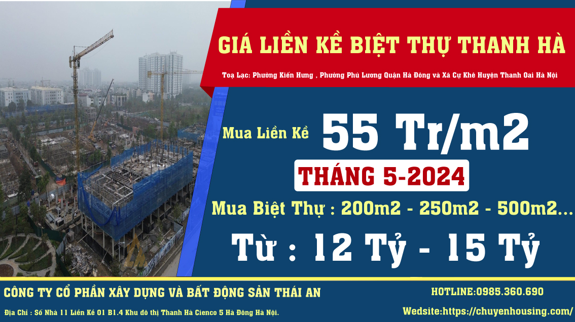 giá đất thanh hà tháng 05 2024