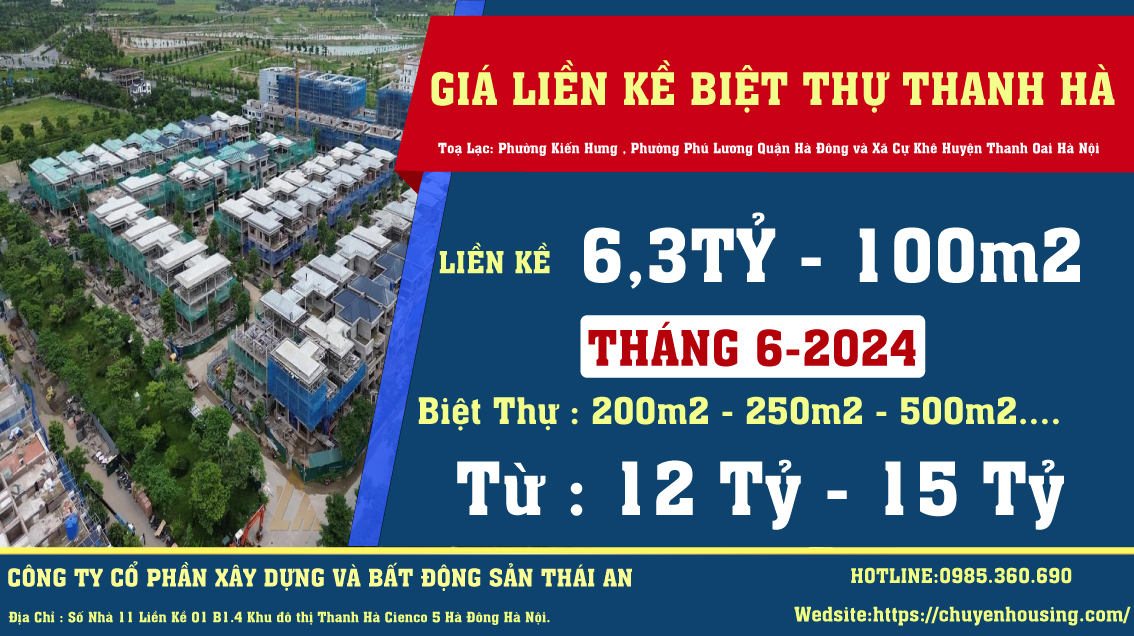 giá đất thanh hà tháng 6 năm 2024