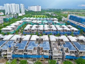 tiến độ liền kề biệt thự thanh hà tháng 6