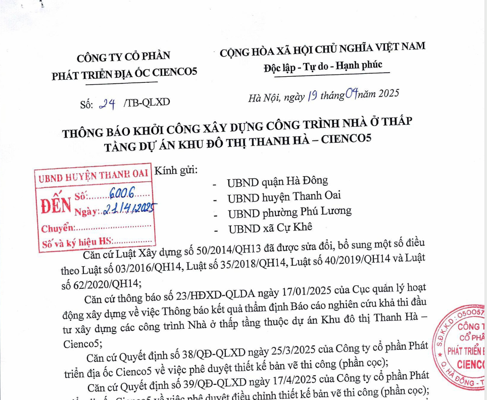 thông báo