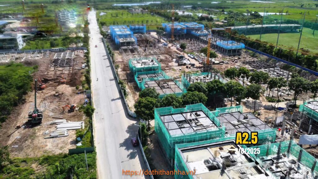 tiến độ a2.5 thanh hà