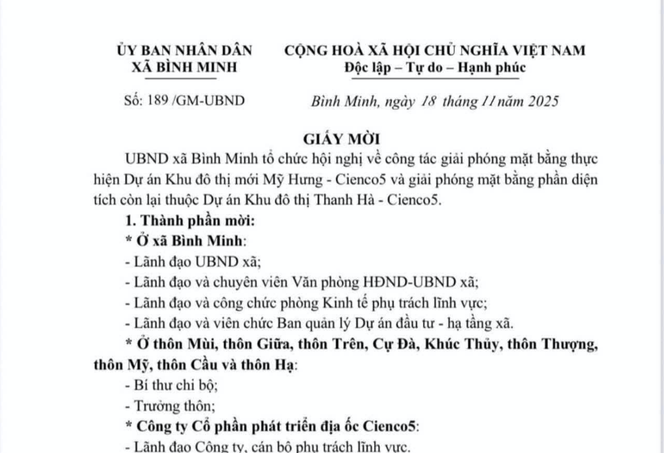 giải phóng mặt bằng