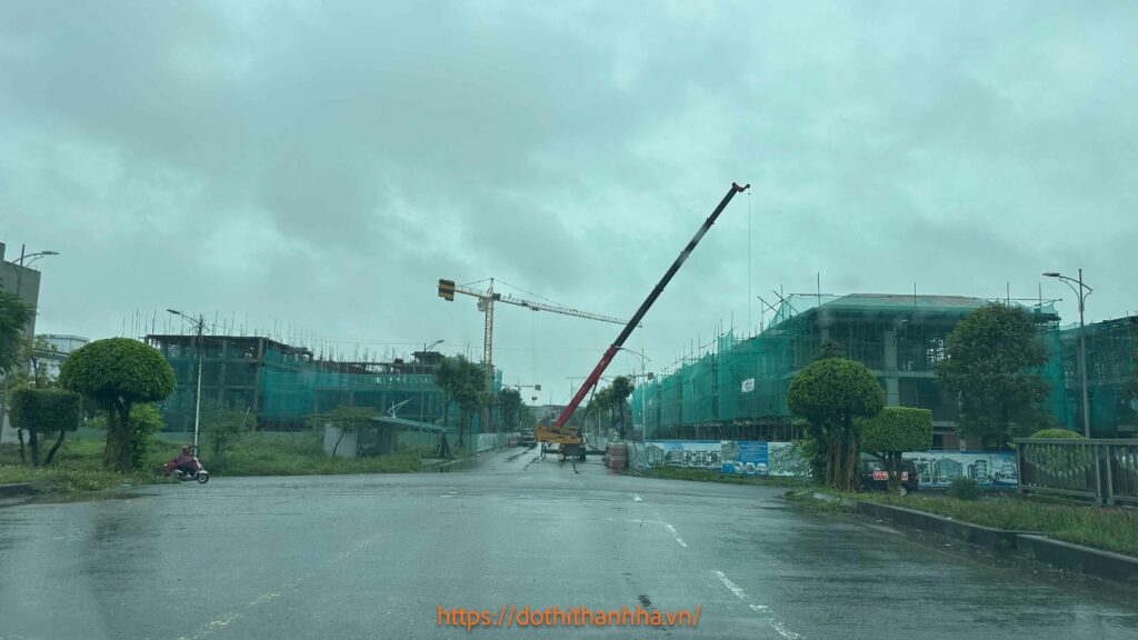 tiến độ xây dựng thanh hà