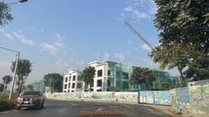 tiến độ xây dựng thanh hà tháng 11