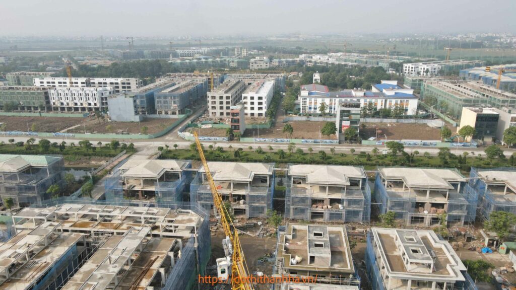 tiến độ xây dựng