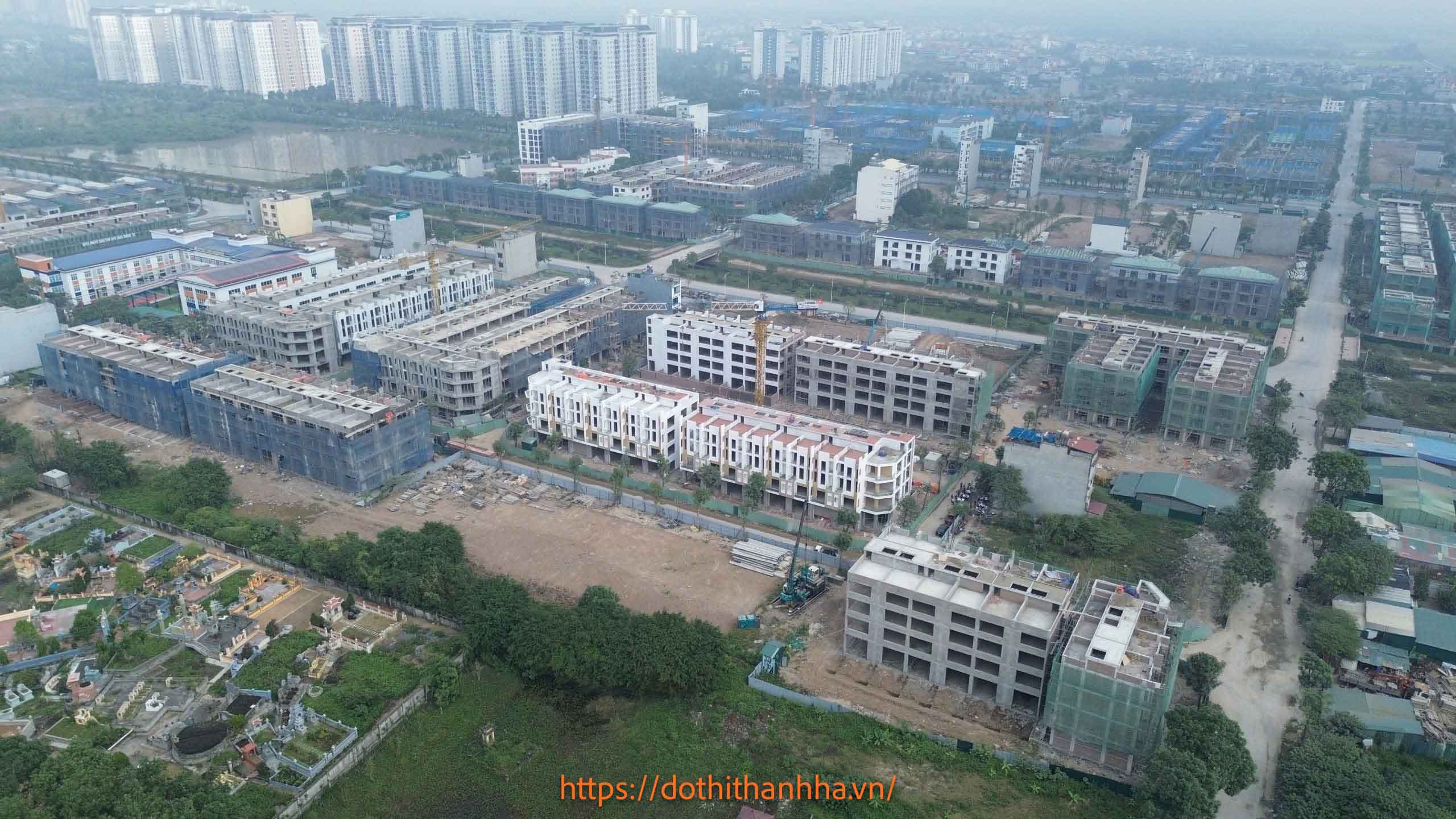 tiến độ xây dựng a2 thanh hà