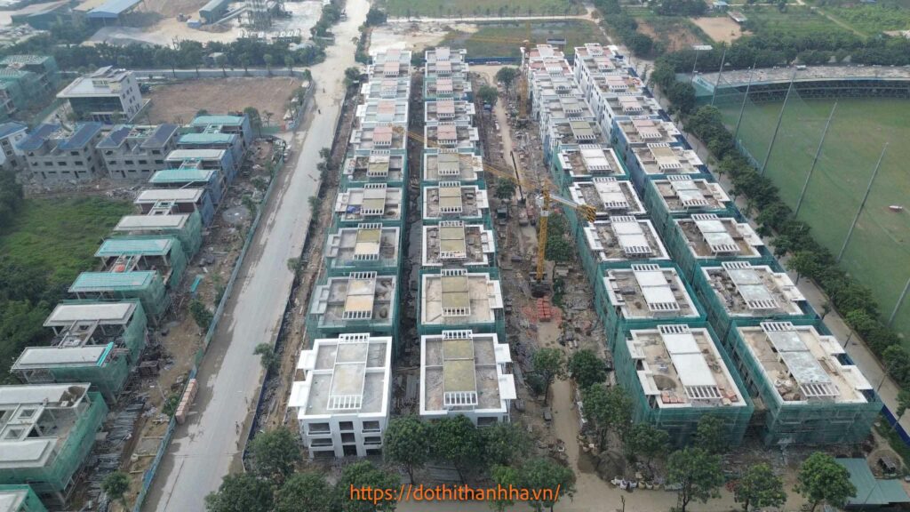 tiến độ xây dựng a2 thanh hà