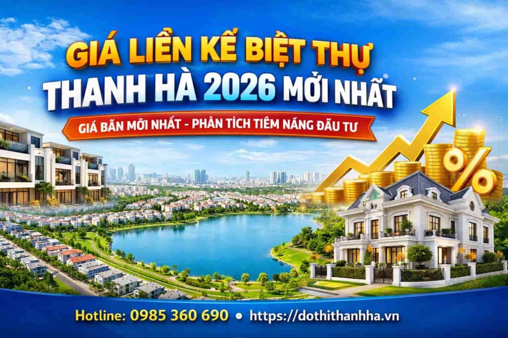 giá liền kề biệt thự thanh hà 2026