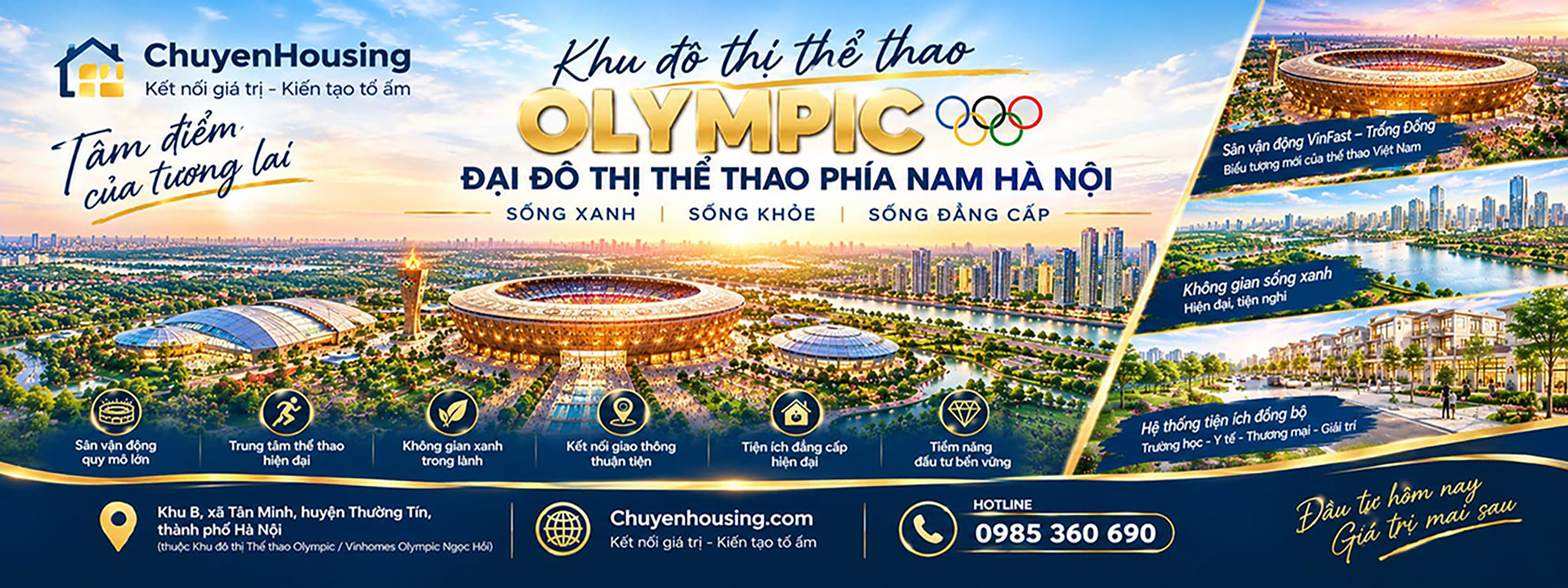 Banner Chuan Khu Do Thi The Thao Olympic Chuyen Housing Com vinhomes olympic