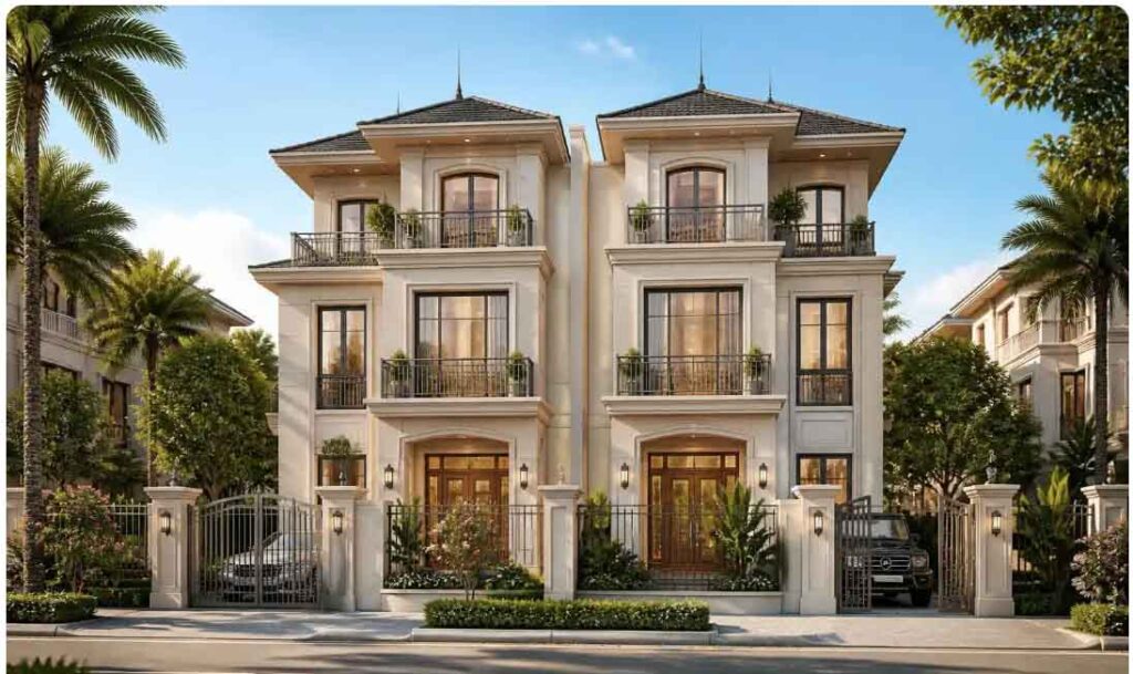 biệt thự song lập vinhomes olympic