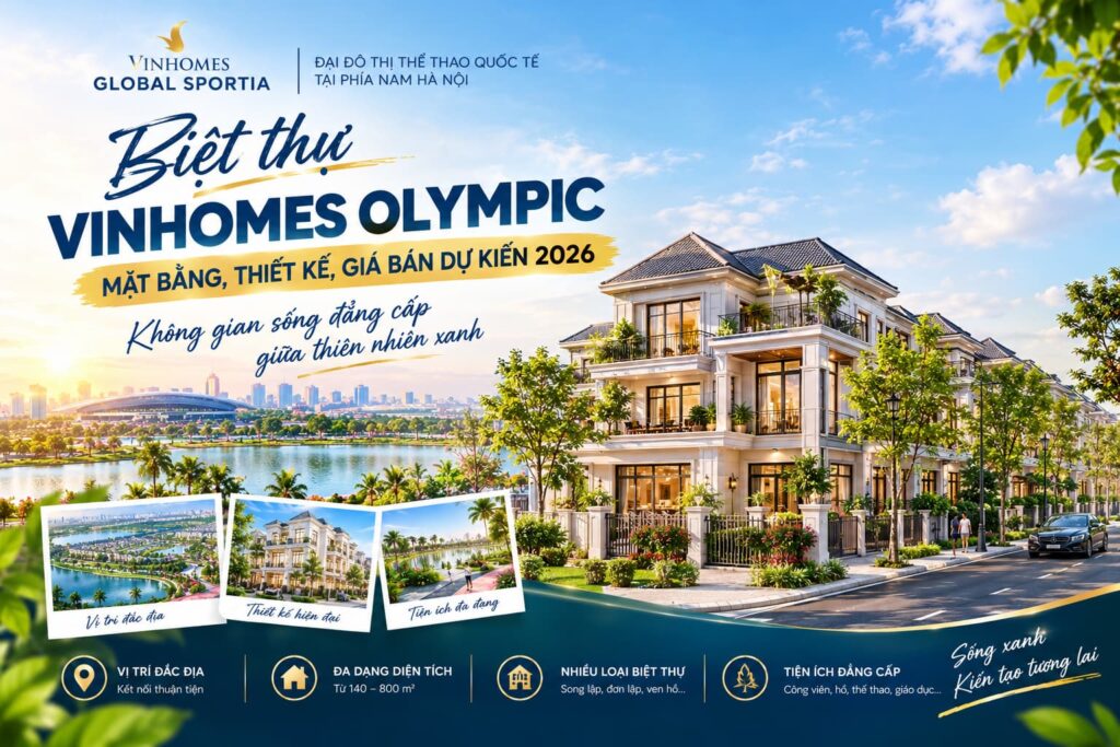 biệt thự vinhomes olympic